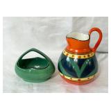 VTG Czech Coronet Basket & Celebrate Pitcher