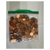 Lot of 200 Copper Pennies