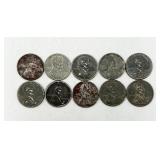 10 1943 Steel Pennies