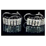 10K Gold Genuine Diamond Earrings