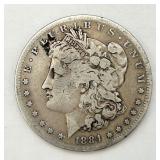 1884-S Morgan Silver Dollar