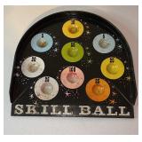 Vintage Skill Ball tin litho game board