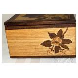 Nice Handcraft Wooden Inlayed Trinket Box