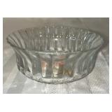Vintage KIG Indonesia Cut Glass Bowl