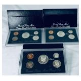 3-1993 United States Mint Silver Proof Sets