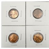 4 Uncirculated Wheat Pennies
