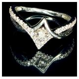 14K Gold LeVian Diamond Ring
