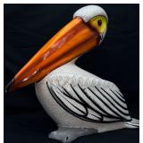 Hand-Made & Painted Pelican