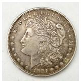 1921 Morgan Silver Dollar