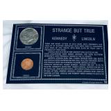'Strange But True' Lincoln-Kennedy Souvenir Set