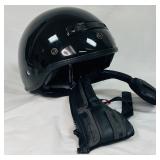 Black Motorcycle Half-helmet (S)