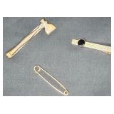 Vintage Tie Clips & Tie Bar