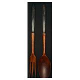 Sterling Silver & Wooden Utensils