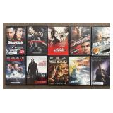 Lot of 10 Action Movies