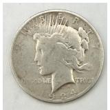1924-S Peace Silver Dollar