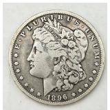 1896-O Morgan Silver Dollar