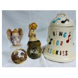 Vtg Cookie Jar, Angel, Music Box & Ornaments