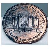 1933 Chicago A Century of Progress Lucky Penny