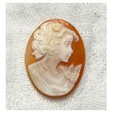 Gorgeous Vintage Hand-Engraved Shell Cameo