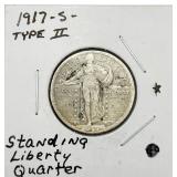 1917-S Type 2 Standing Liberty Quarter