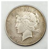 1922-S Peace Silver Dollar