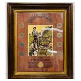 'The Forty Niners' Framed Coin Set