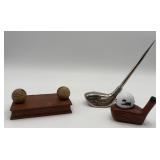 3 Golf Themed Desk Decor Items