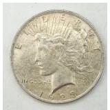 1923 Peace Silver Dollar
