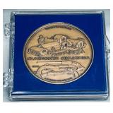 1972 Bronze Token for Will Rogers & J M Davis