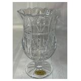 Block 24% Full Lead Crystal Vase