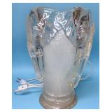 French Art Nouveau Style Acrylic Elephant Lamp