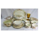 Vintage Hall Autumn Leaf China