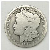 1896-O Morgan Silver Dollar