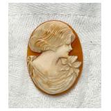 Lovely Vintage Hand-Engraved Shell Cameo