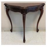 Ornate Antique Half-moon Table