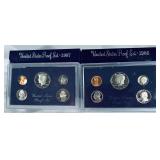 United States Proof Sets from 1986 & 1987