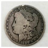 1896-O Morgan Silver Dollar