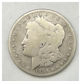 1884 Morgan Silver Dollar