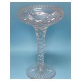 Antique Brilliant Period Cut Crystal Compote