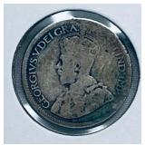 Canadian Quarter Dollar Coin