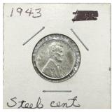 Near Mint Condition 1943 Steel Penny