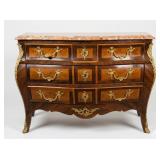 19th-century French Rococo-style Bombï¿½ Commode