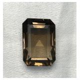 34.90 Carat Emerald Cut Smokey Quartz Gemstone