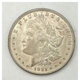 1921 Morgan Silver Dollar
