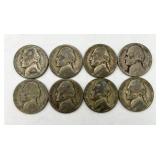 8-35% Silver Wartime Jefferson Nickels