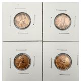 4 Uncirculated Wheat Pennies
