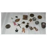 Variety of Pins,Pendants,Ring,Tokens