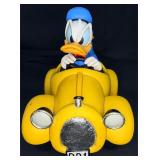Vintage Donald Duck Racing Statute
