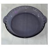 VTG Pyrex Amethyst (Purple) Pie Dish w/fluted edge