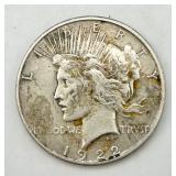 1922-S Peace Silver Dollar